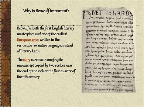Beowulf Linguistics Powerpoint Presentation.pptx