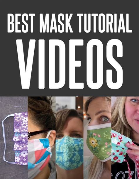 Free Face Mask Tutorial 的图像结果