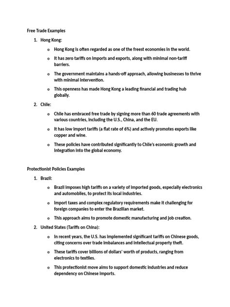 Free Trade Examples 的图像结果