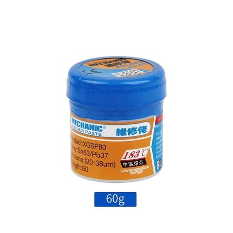 Mechanic: XG Series 183℃ SMD Solder Paste