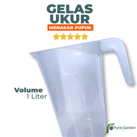 Promo Gelas Takar Ukur Nutrisi Serbaguna Food Grade 1Liter PG BGR - Kab ...