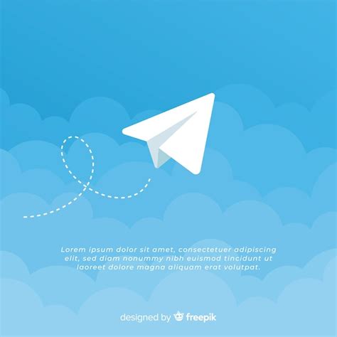 Das Telegram-Symbol | Kostenlose Vektor