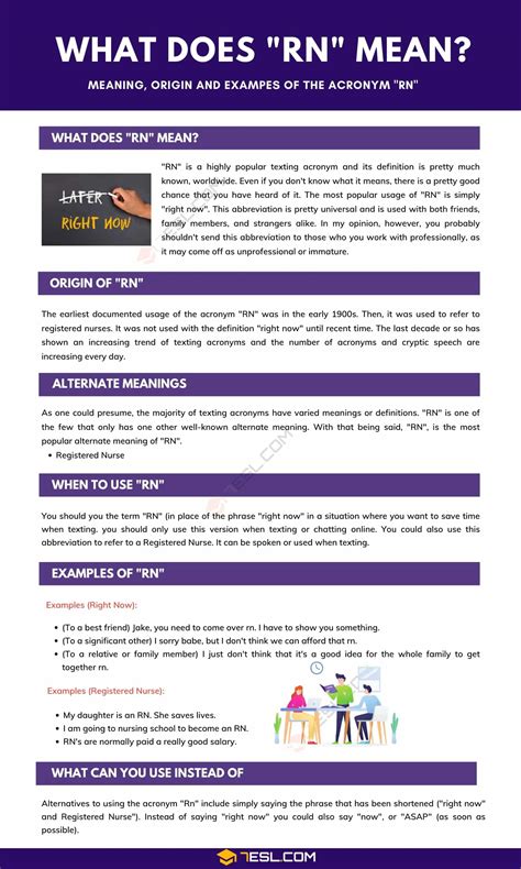 RN Meaning, Origin and Examples • 7ESL