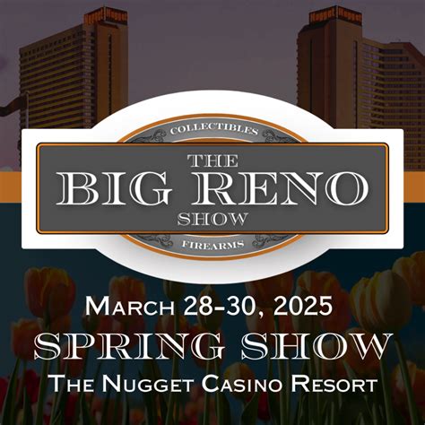 The Big Reno Spring Gun Show - March 28-30, 2025 | Join Us!