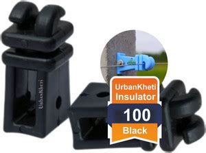 UrbanKheti Solar Fencing Insulator (Pack 100) Electric Fencing/Farm ...