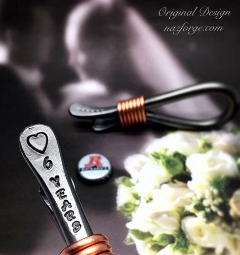6th Year Iron Wedding Anniversary Gift Bottle Opener for Husband or ...