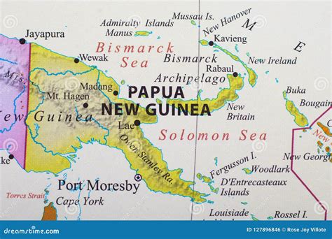 Papua New Guinea Map With Capital Hema Papua New Guinea Country Map