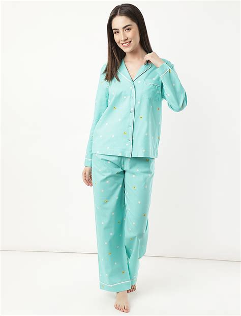 Buy Pure Cotton Polka Dot Pyjama Set at Marks & Spencer