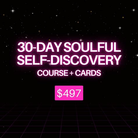 30-Day Soulful Self-Discovery Course + Cards - Ladies HQ