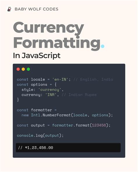 Image result for JavaScript Format Moey Example