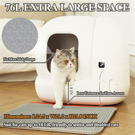 Buy PETKIT Self Cleaning Cat Litter Box Pura Max, Newest Version ...