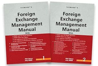 Buy Taxmann's FEMA Manual | Set of 2 Vols. – Compendium of amended ...