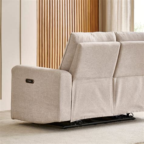 Buy Malinda Fabric 2-Seater Zero Gravity Electric Recliner - Beige from ...