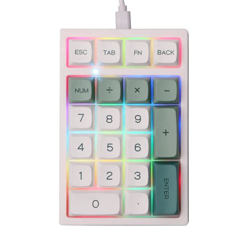 Buy EPOMAKER TH21 21 Keys Hot Swappable Wired Numpad with RGB Backlight ...