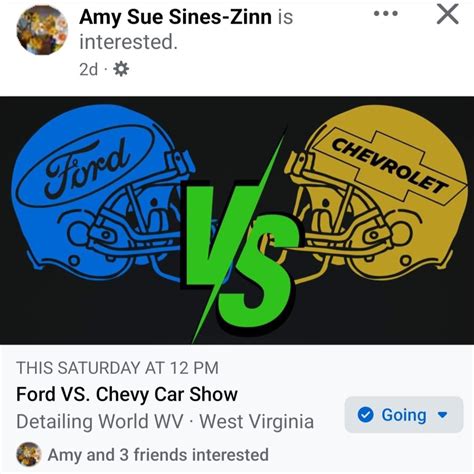 Ford VS. Chevy Car Show, West Virginia University Morgantown WV, Cheat ...