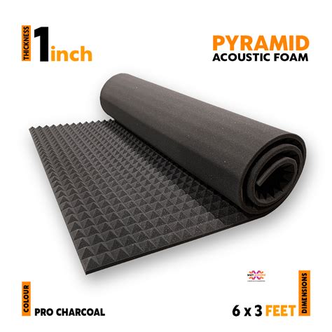 Affordable Pyramid 1" Acoustic Foam For Home Studio – MMT Acoustix
