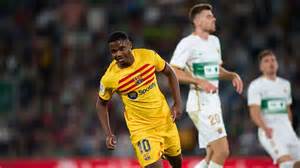 Ansu Fati brushes off difficult week as Barcelona cruise to win over ...