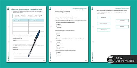 KS3 Energy in Matter Homework Worksheet / Worksheet - Twinkl