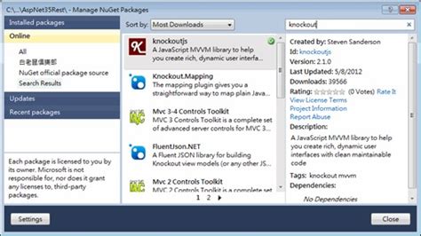 Debug Knockout.js in Visual Studio 的图像结果