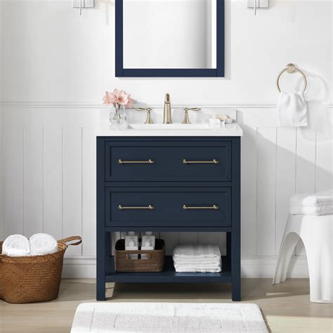 Navy Blue Bathroom Cabinets – Rispa
