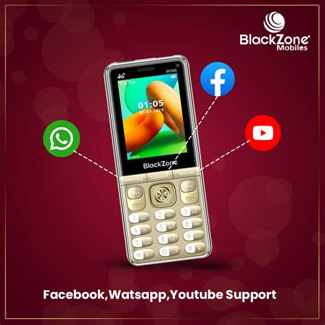 BlackZone WINX 4G Volte with 2.8 Inch keypad ,Touch Screen & Support a