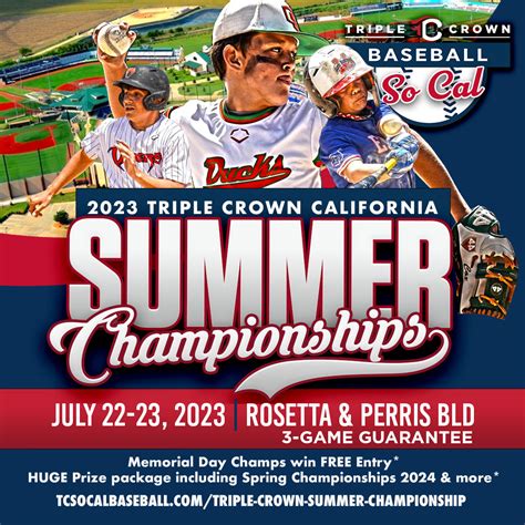 TRIPLE CROWN SUMMER CHAMPIONSHIPS - TC So Cal Baseball