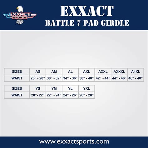 Buy Exxact Sports Boy's & Men’s “Battle” 7 Pad Football Girdle ...