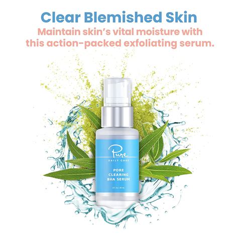 Pure Daily Care Pore Clearing BHA Serum - Salicylic Acid Acne India | Ubuy