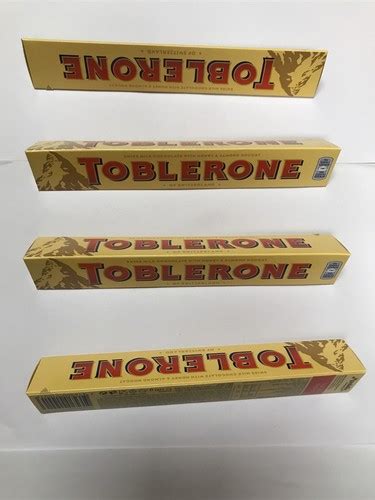 Buy Toblerone Swiss Milk Chocolate With Honey & Almond Nougat 4 Pack x ...
