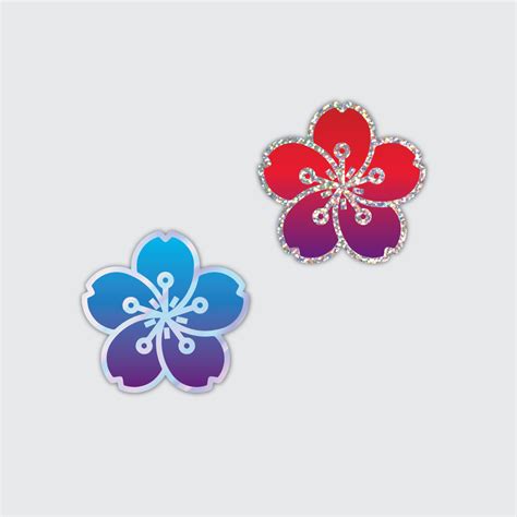 Sakura Holographic and Glitter Sticker Set – INKTRINX