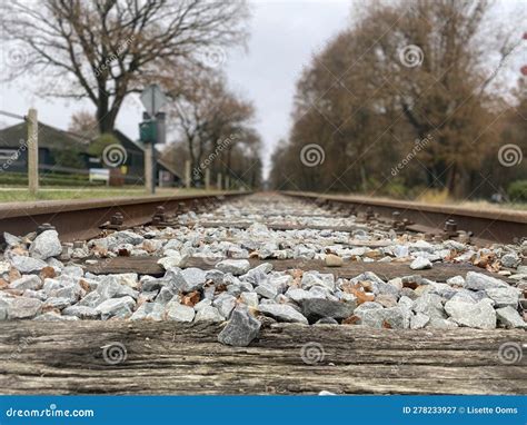 Abandoned train tracks stock image. Image of transport - 278233927