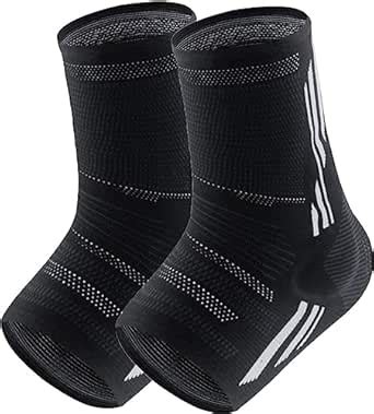 Buy Azonee Silicone Ankle Support Sleeve Copper Infused Ankle Brace ...