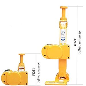VOLTZ TY42 All-in-one Automatic 12V Scissor Lift Jack Set with Double ...