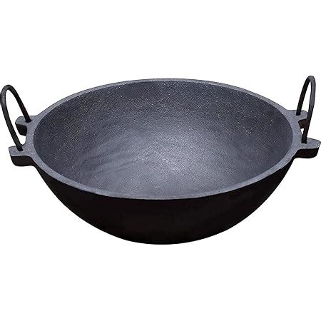 Buy Grandma's Kitchen Go Traditional Cast Iron kadai/kadhai | Cooking ...