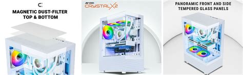Ant Esports White Cabinet Crystal X2, Best Price
