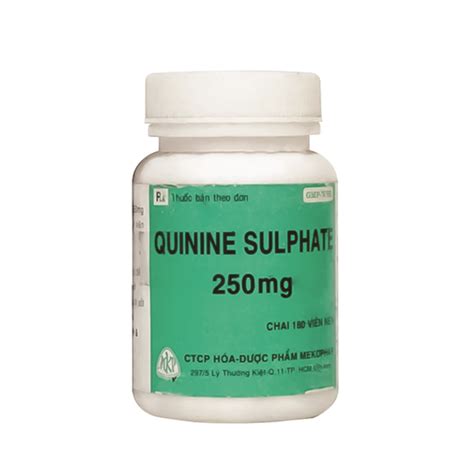 Thuốc Quinine Sulphate 250mg Mekophar điều trị sốt rét (180 viên) – Eras Pharma