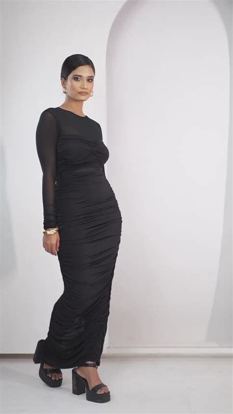 Sheer bodycon dress – Labelshalini
