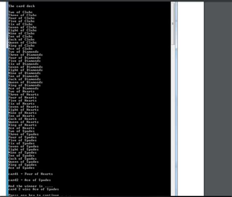Struct Card 的图像结果
