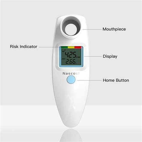 Nascool Accurate Digital Peak Flow Meter for Asthma, COPD - India | Ubuy