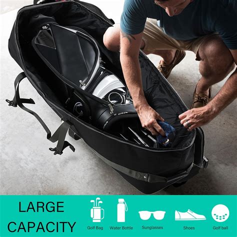 GoHimal Golf Travel Bag with Adjustable Support Rod, 900D India | Ubuy