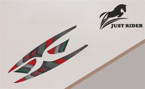 Just Rider Scooter Graphics 2 Side Decal Sticker for Honda Activa (AC3 ...