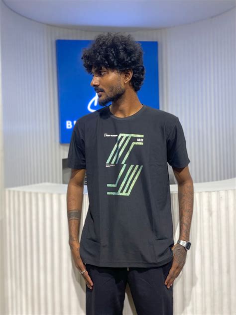 Black Honeycomb Half Sleeve Tshirt – BEAUTIFUL BLUE