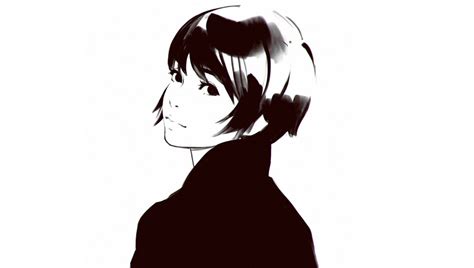 Download wallpaper haircut, graphics, black and white, portrait of a ...