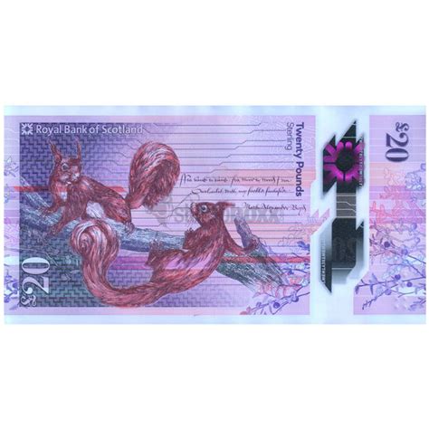 SCOTLAND 20 POUNDS 2021 P-372 UNC POLYMER – Stampboxx