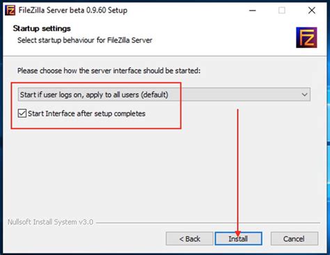 Install FileZilla Server 的图像结果