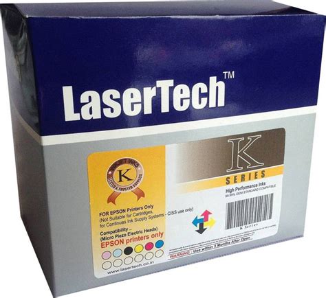 LASERTECH K-Series 600 ml ink box for EPSON Tri-Color Ink Cartridge ...