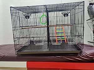 CENTRAL FISH AQUARIUM Birds Cages with Removable Partition for Canary ...