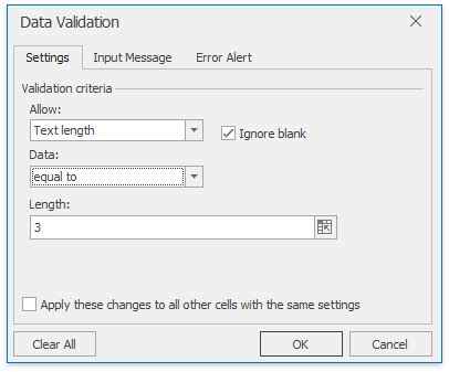 Image result for Data Validation for Text Only