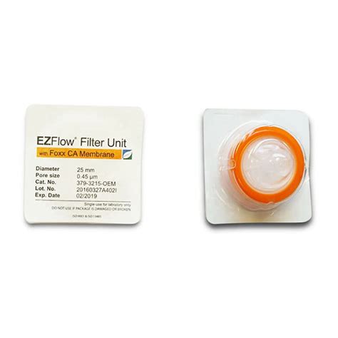 EZFlow Sterile Cellulose Acetate (CA) Syringe Filters, 0.45um Membrane ...