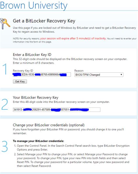 Image result for BitLocker Recovery Error Screen